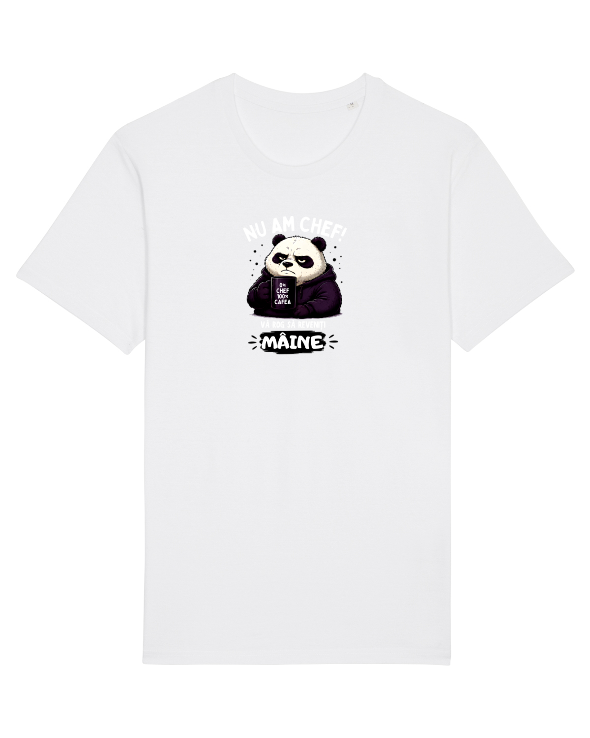 Tricou mânecă scurtă Unisex Rocker White