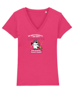 Nu sunt perfect Tricou mânecă scurtă guler V Damă Evoker