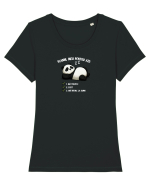Planul meu pentru azi Tricou mânecă scurtă guler larg fitted Damă Expresser