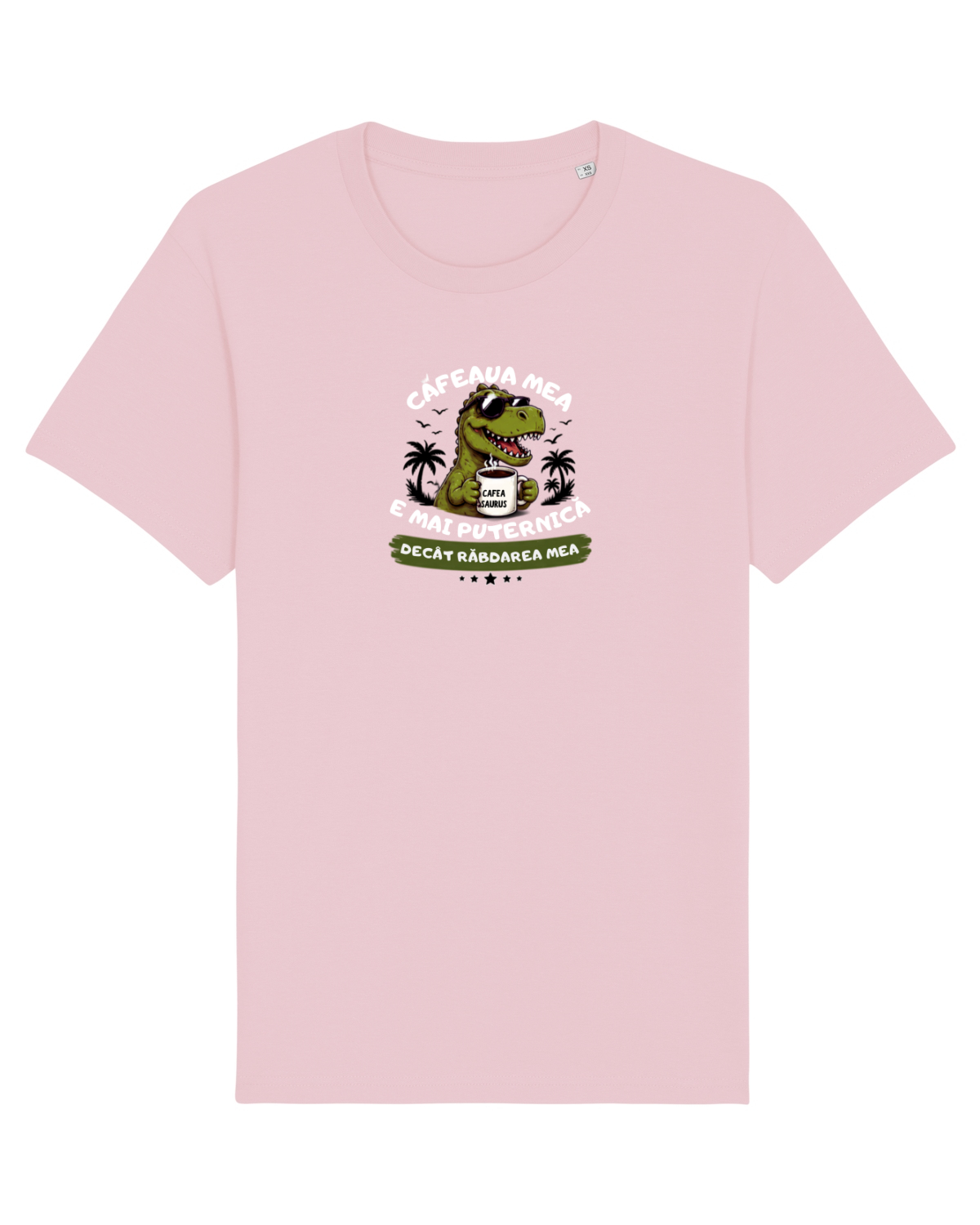 Tricou mânecă scurtă Unisex Rocker Cotton Pink