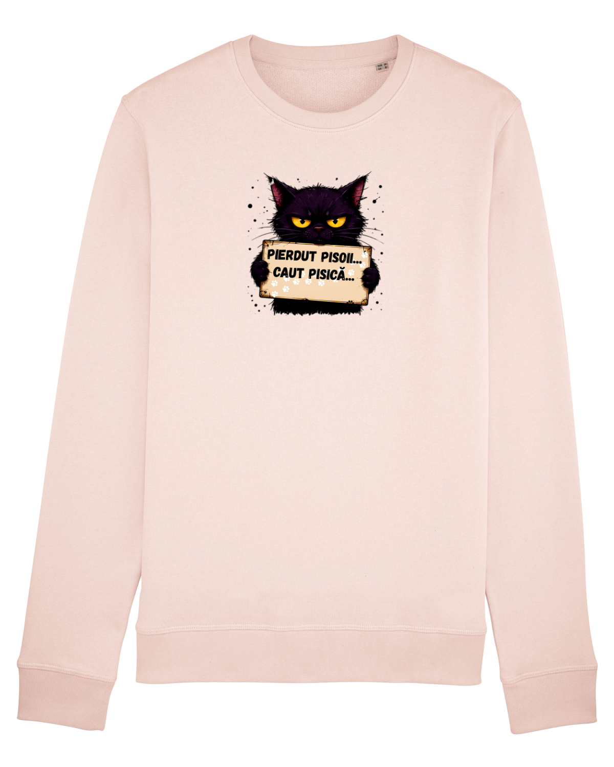 Bluză mânecă lungă Unisex Rise Candy Pink