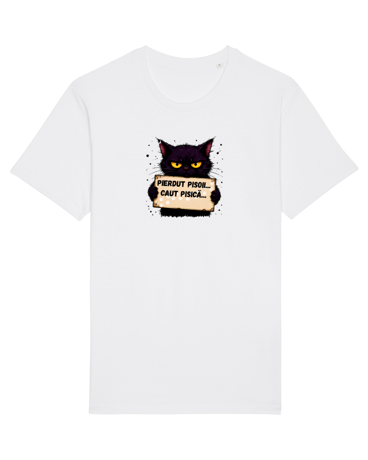 Tricou mânecă scurtă Unisex Rocker White