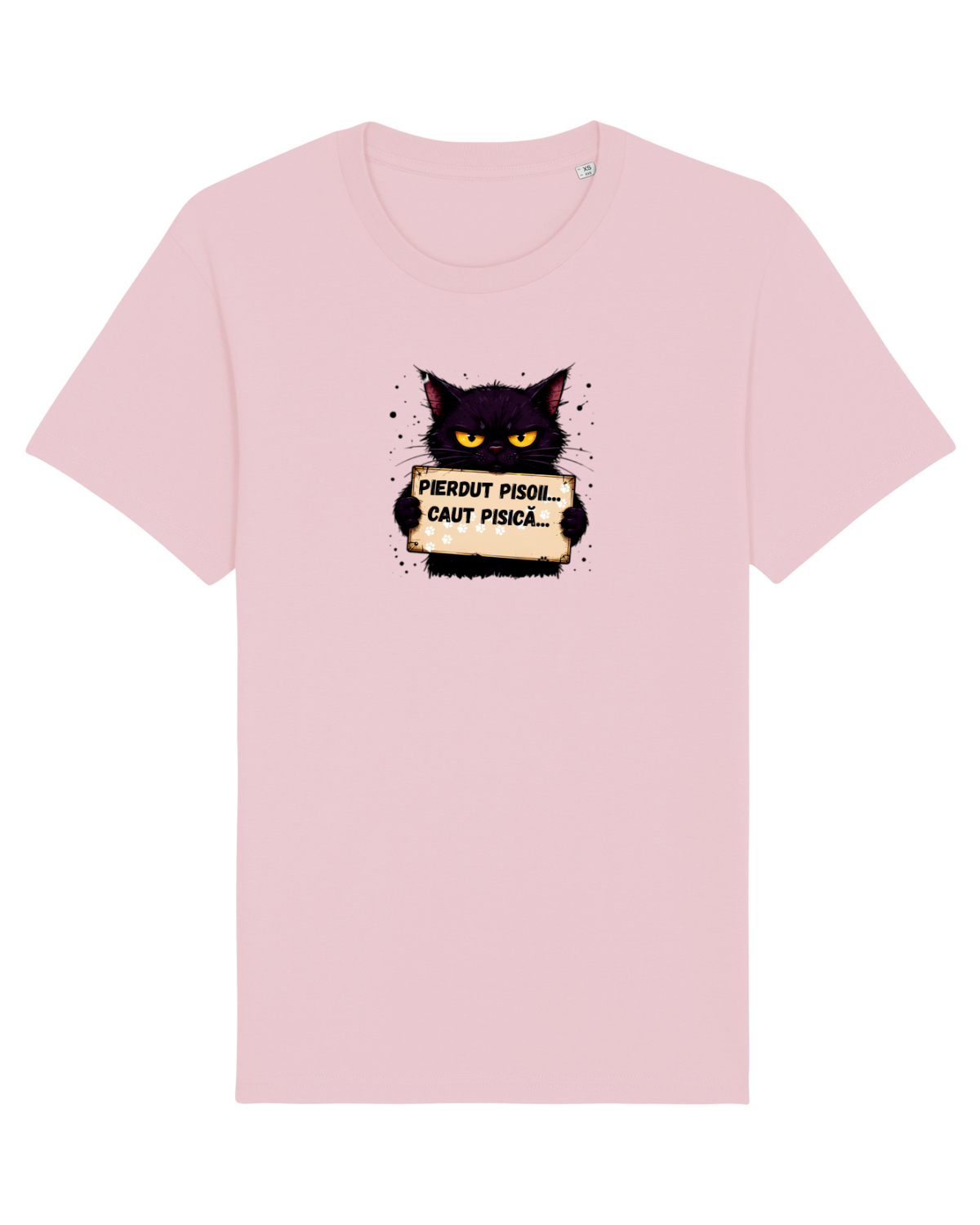 Tricou mânecă scurtă Unisex Rocker Cotton Pink