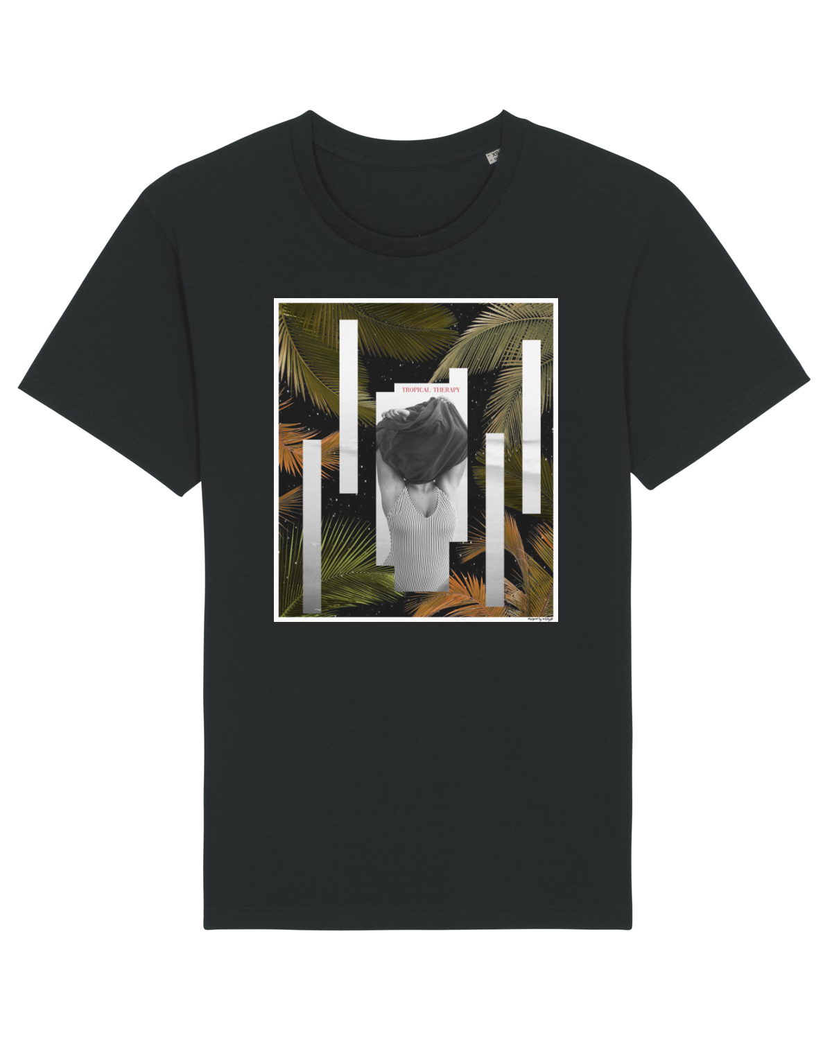 Tricou mânecă scurtă Unisex Rocker Black