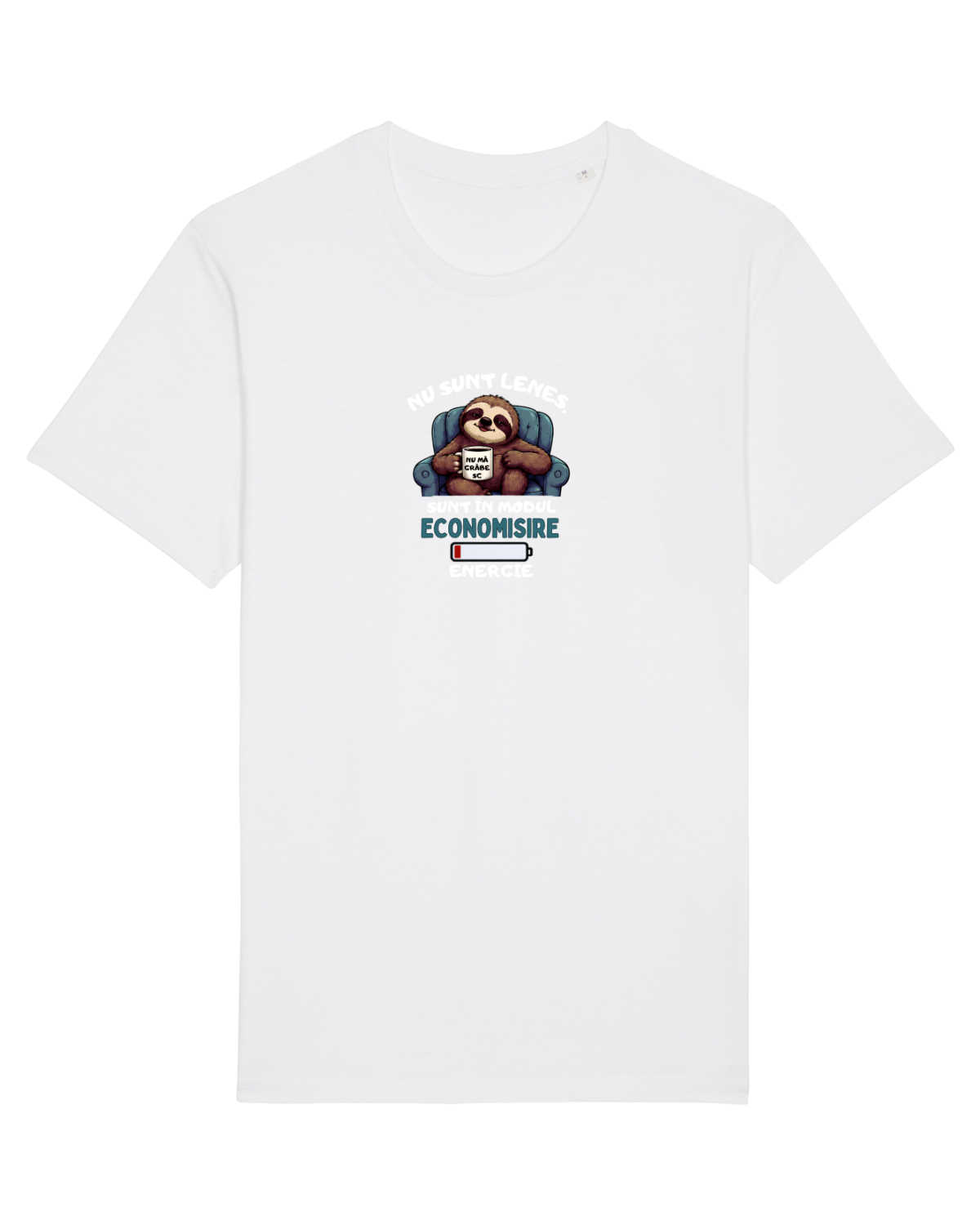 Tricou mânecă scurtă Unisex Rocker White