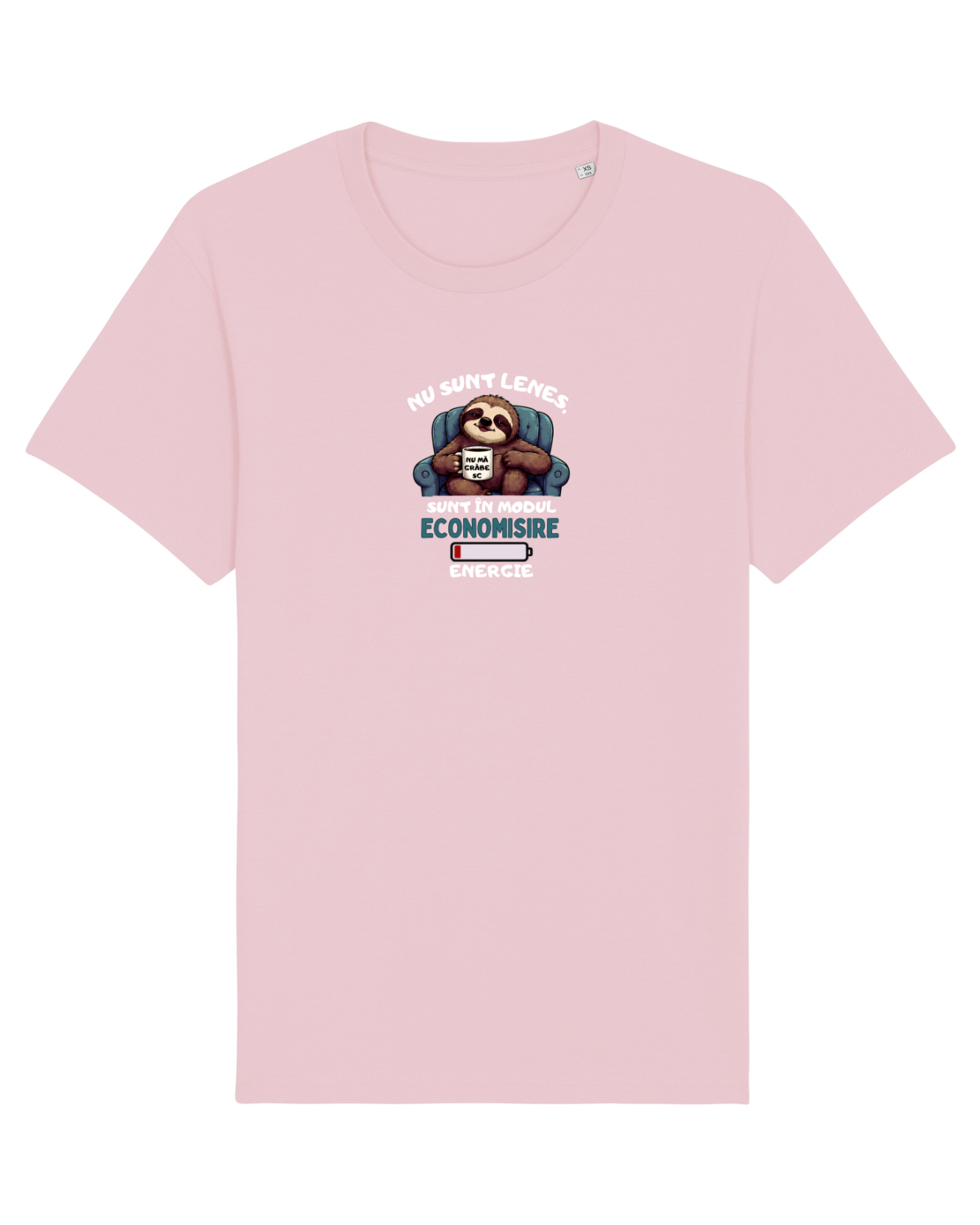 Tricou mânecă scurtă Unisex Rocker Cotton Pink