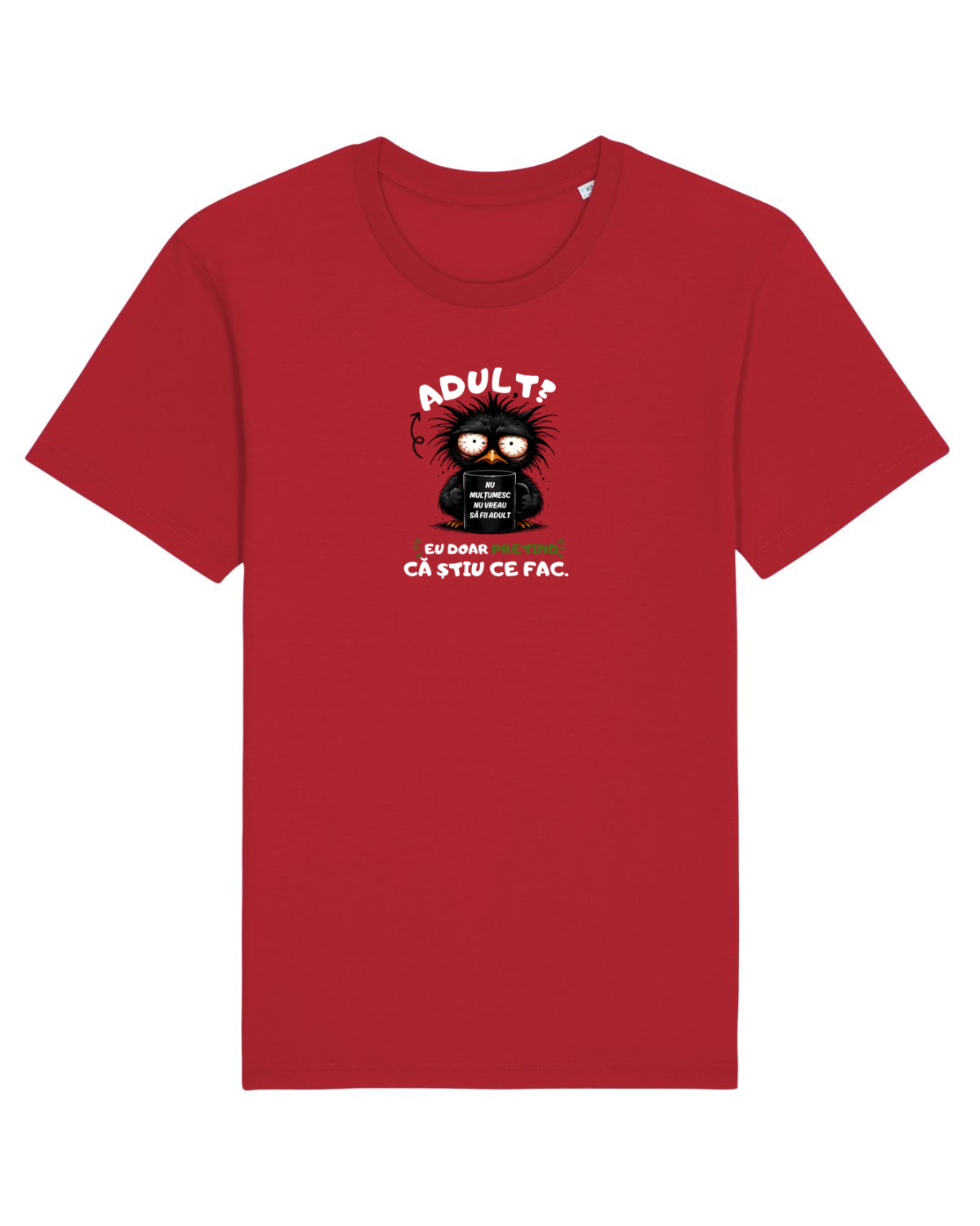 Tricou mânecă scurtă Unisex Rocker Red
