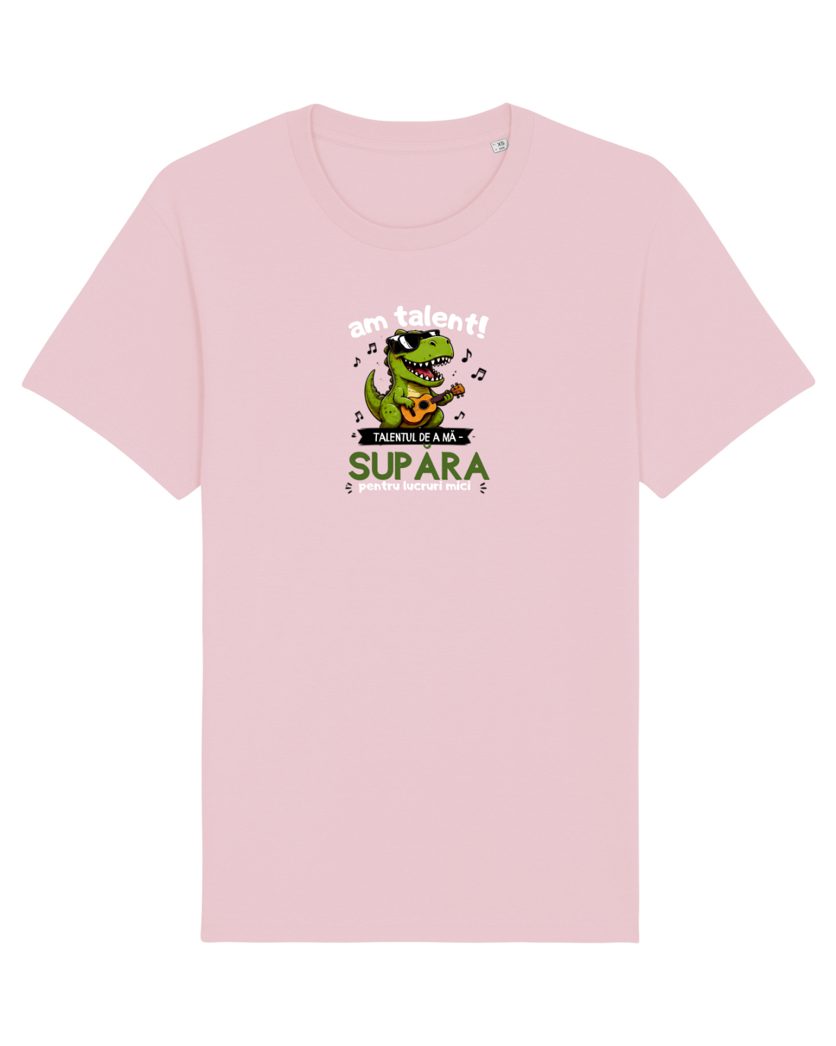 Tricou mânecă scurtă Unisex Rocker Cotton Pink
