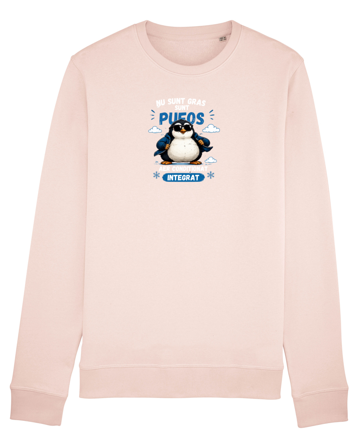 Bluză mânecă lungă Unisex Rise Candy Pink