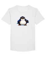 Pinguin  Tricou mânecă scurtă guler larg Bărbat Skater
