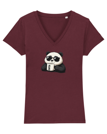 Panda Burgundy