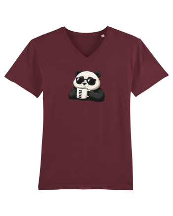 Panda Burgundy