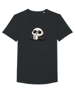 Panda Tricou mânecă scurtă guler larg Bărbat Skater