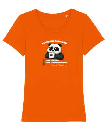 Planul meu pentru azi Bright Orange