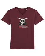 Planul meu pentru azi Tricou mânecă scurtă guler V Bărbat Presenter