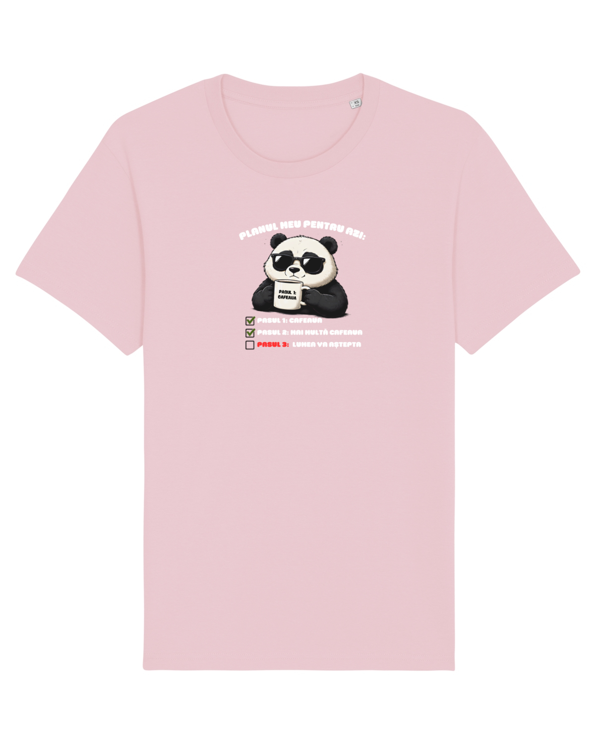 Tricou mânecă scurtă Unisex Rocker Cotton Pink
