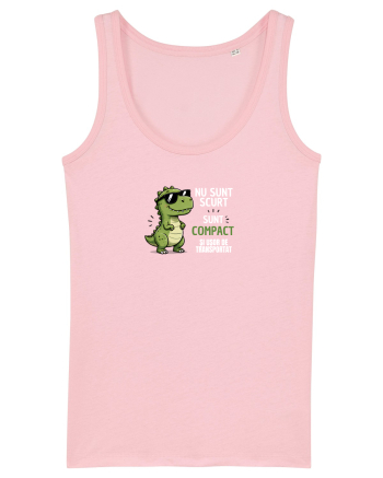 Nu sunt scurt..sunt compact  Cotton Pink