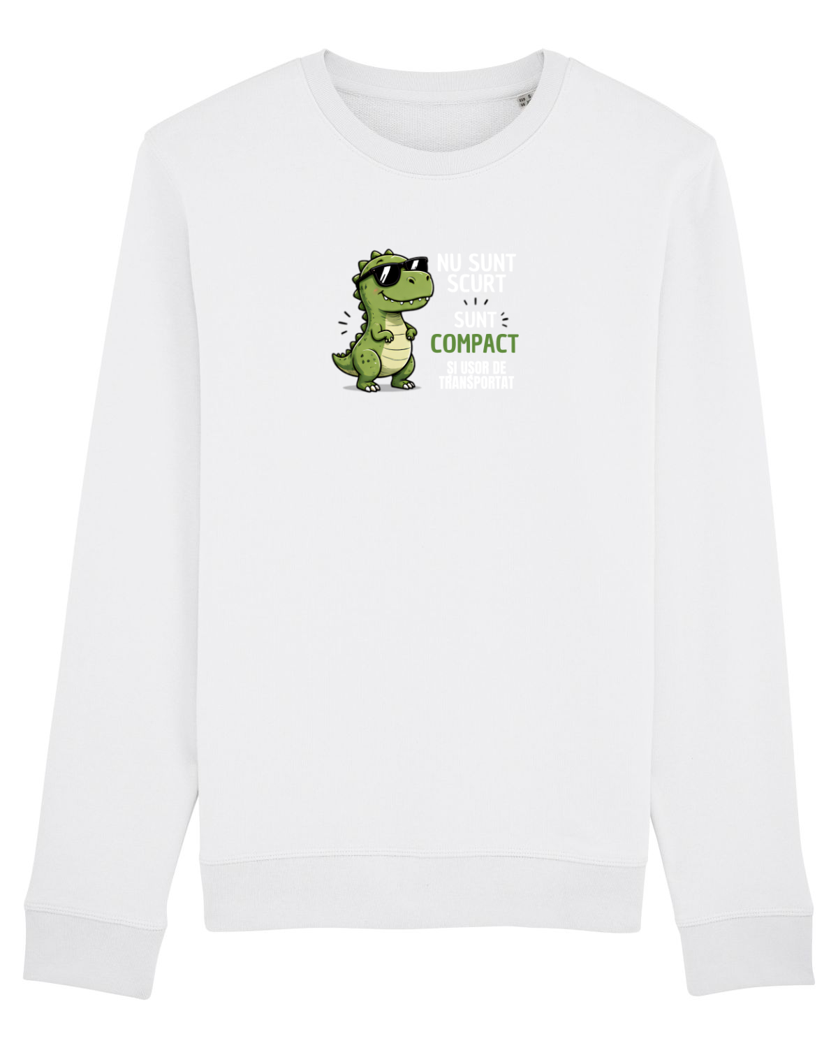 Bluză mânecă lungă Unisex Rise White