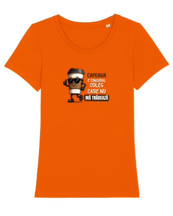 Cafeau este singurul coleg care nu mă trădează  Bright Orange