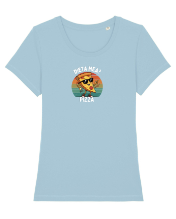 Dieta mea? PIZZA Sky Blue