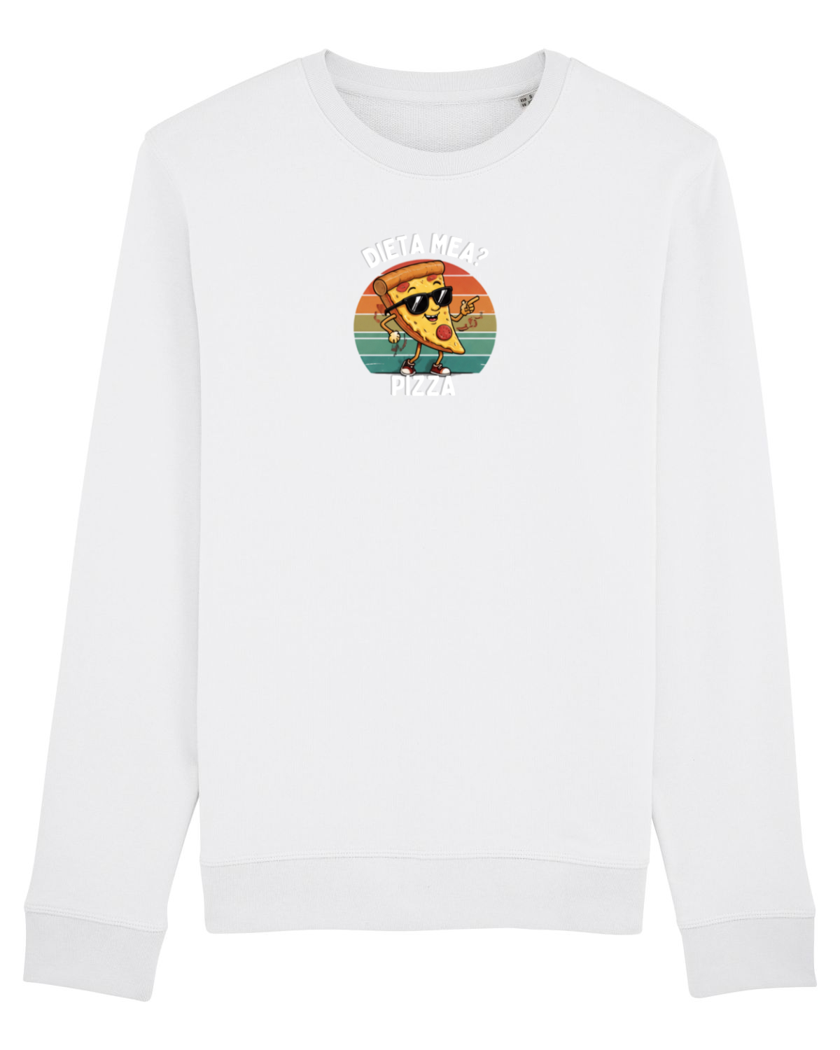 Bluză mânecă lungă Unisex Rise White