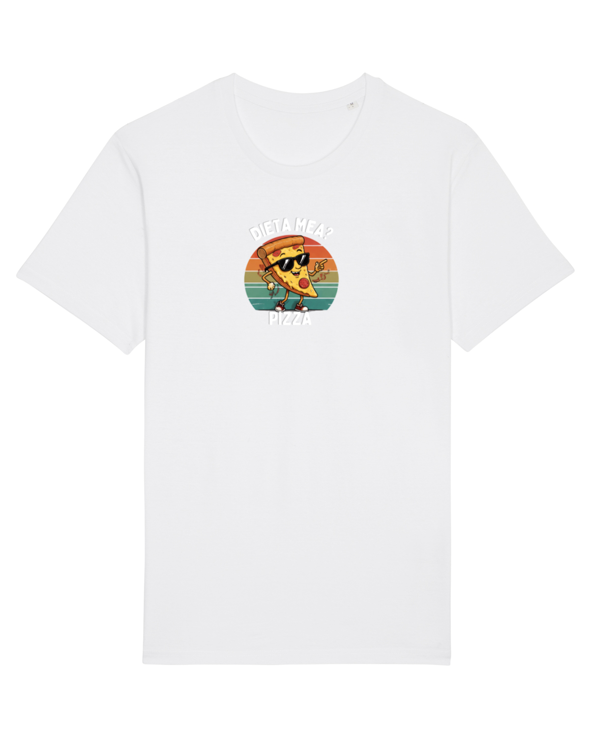 Tricou mânecă scurtă Unisex Rocker White