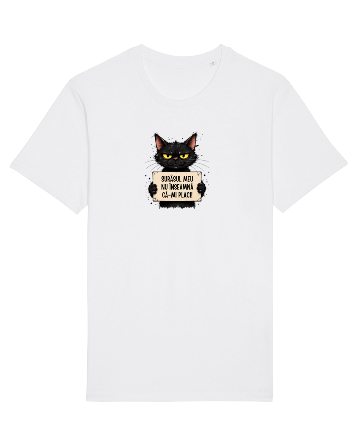 Tricou mânecă scurtă Unisex Rocker White