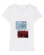 Tropical Therapy no. 9 Tricou mânecă scurtă guler V Damă Evoker
