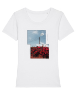 Tropical Therapy no. 9 Tricou mânecă scurtă guler larg fitted Damă Expresser