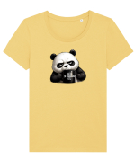 Cafea și răbdarea mea  Tricou mânecă scurtă guler larg fitted Damă Expresser