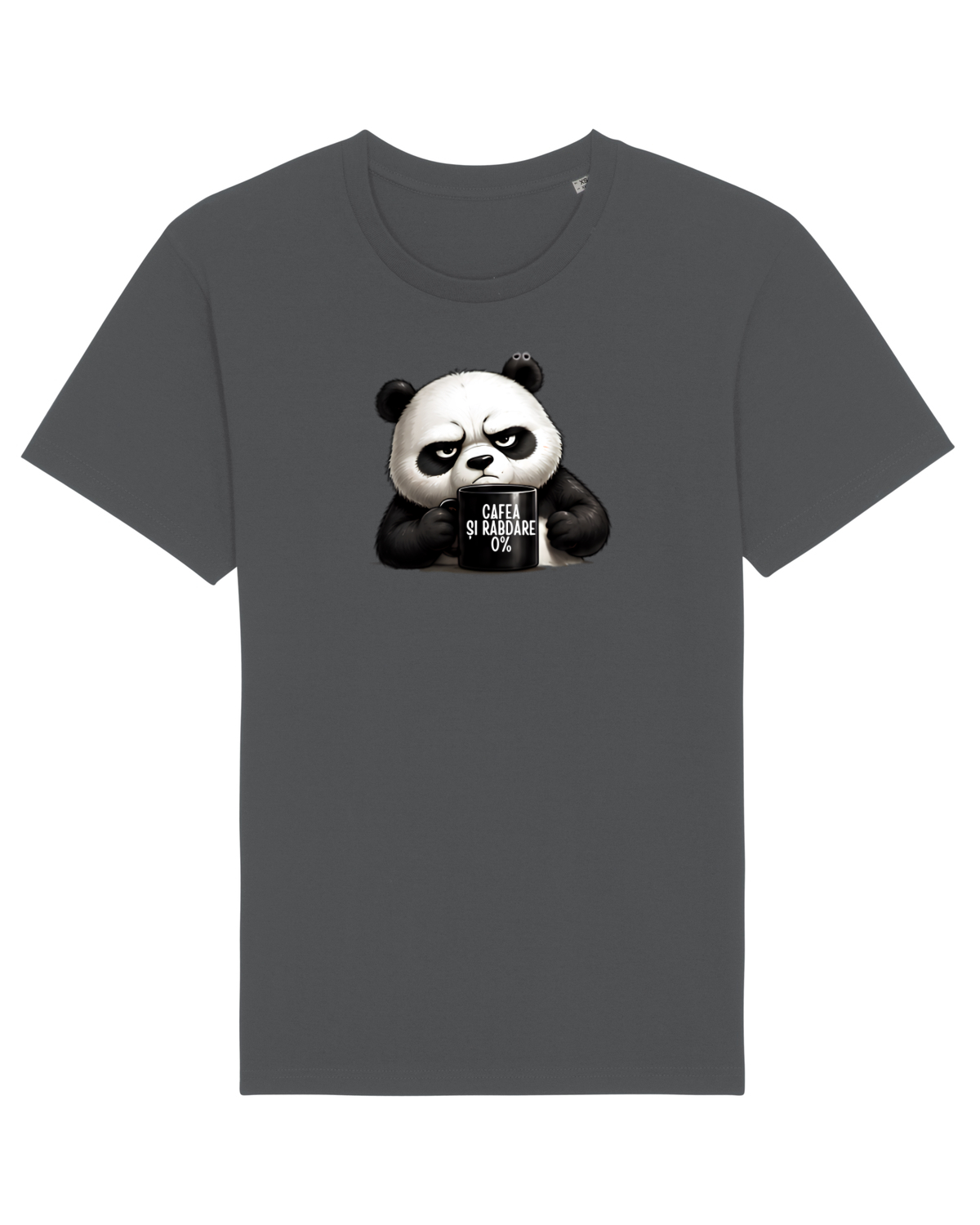 Tricou mânecă scurtă Unisex Rocker Anthracite