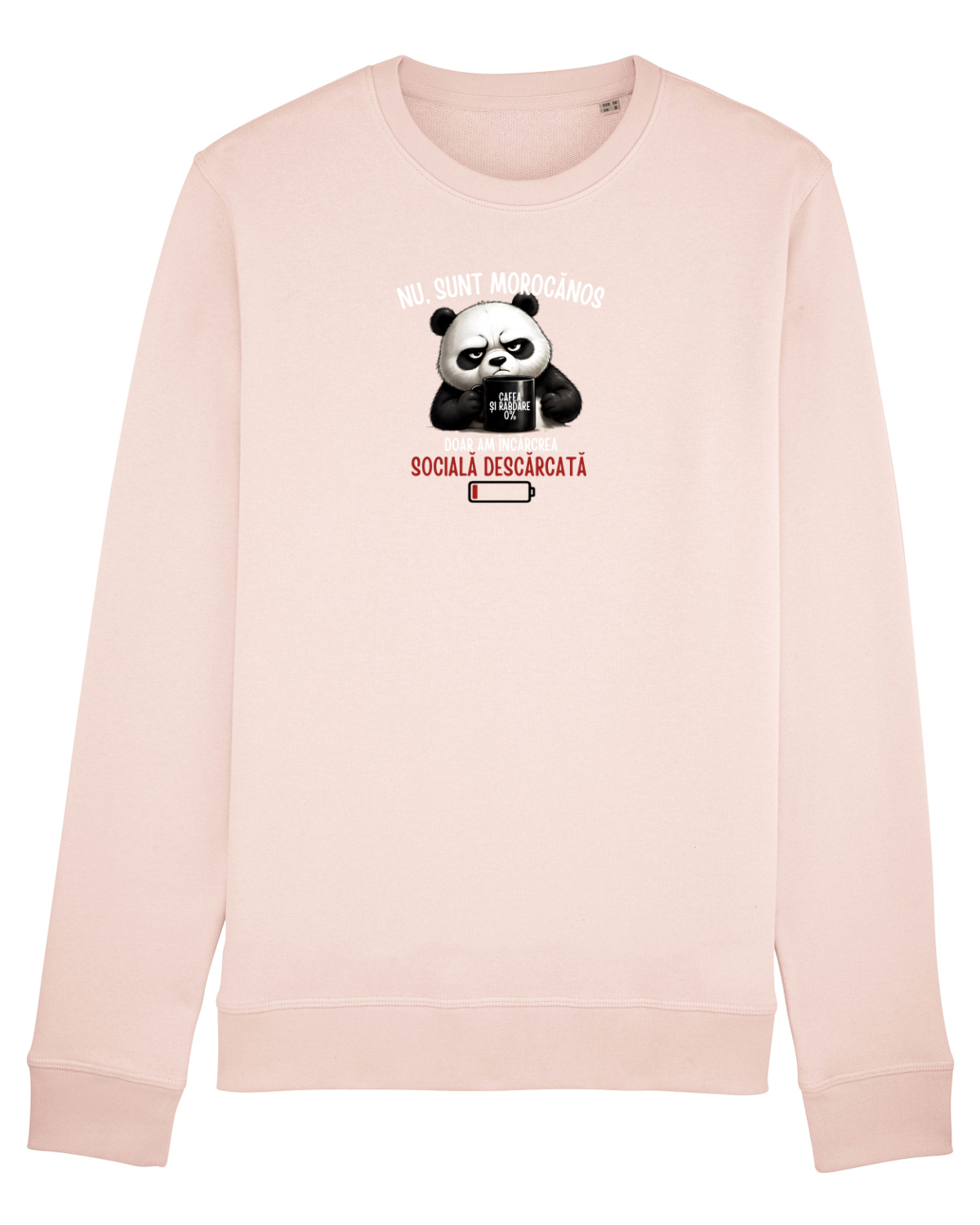 Bluză mânecă lungă Unisex Rise Candy Pink