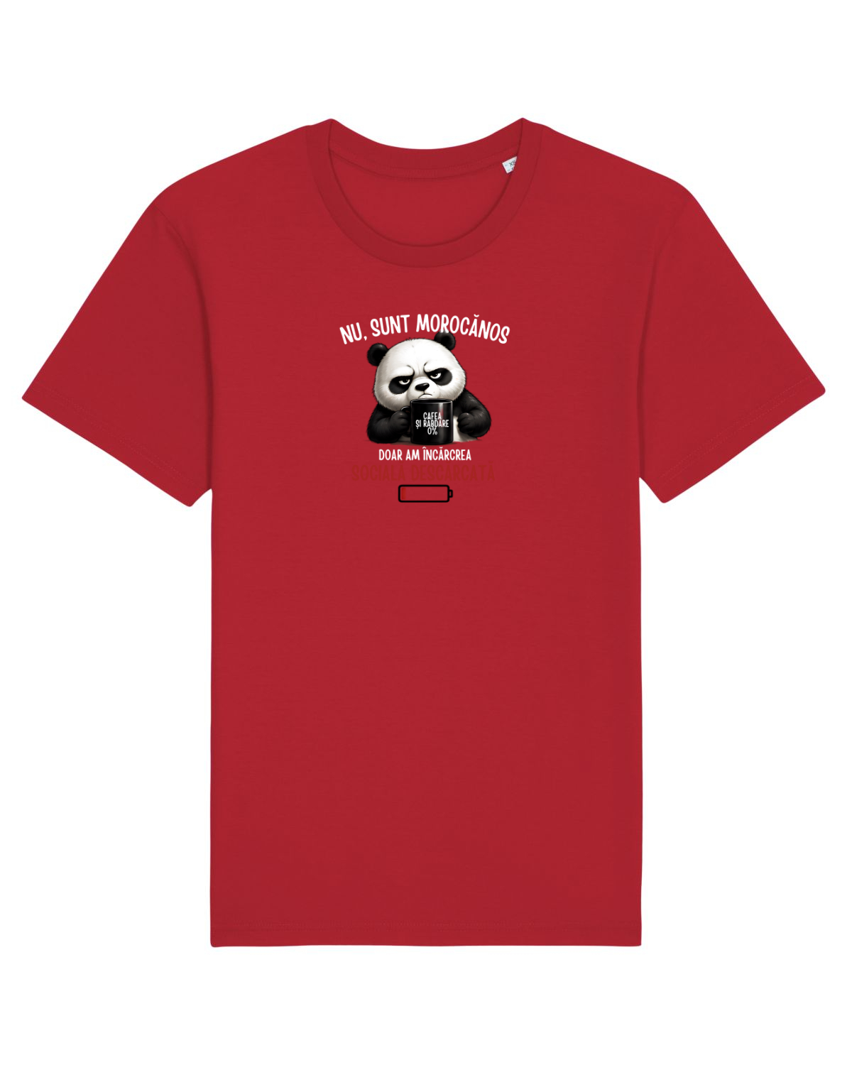 Tricou mânecă scurtă Unisex Rocker Red