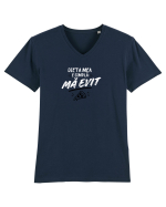 Dieta mea e simpla... mă evit  Tricou mânecă scurtă guler V Bărbat Presenter