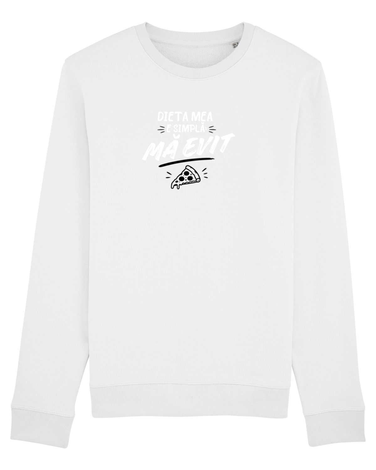 Bluză mânecă lungă Unisex Rise White