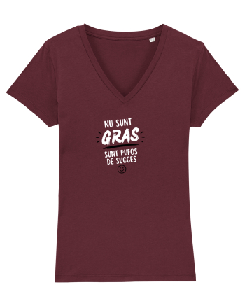 Nu sunt gras....sunt pufos de succes  Burgundy