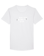 Viața e acum.. bucură-te de ea Tricou mânecă scurtă guler larg Bărbat Skater