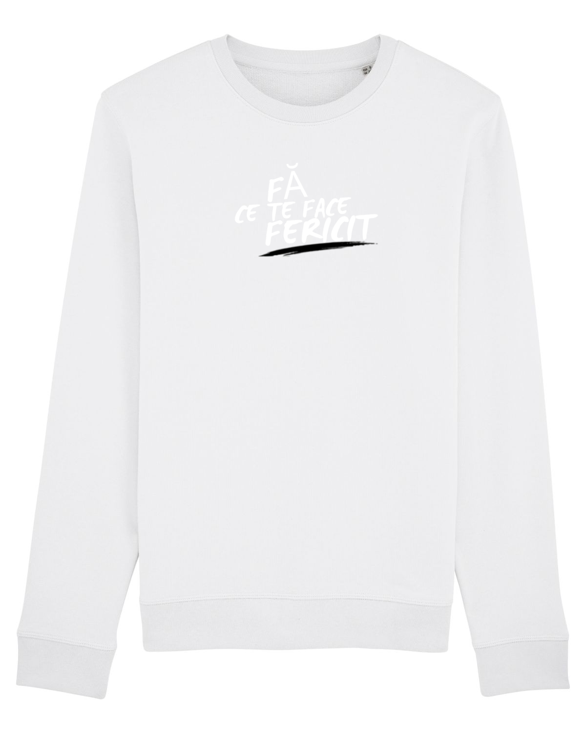 Bluză mânecă lungă Unisex Rise White