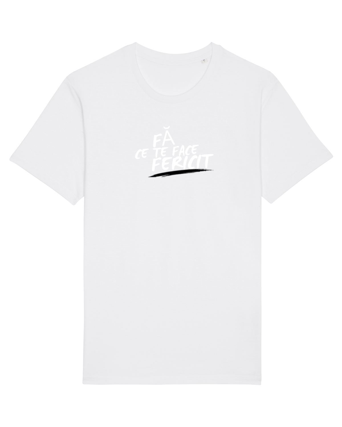 Tricou mânecă scurtă Unisex Rocker White