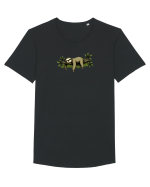 Leneș  Tricou mânecă scurtă guler larg Bărbat Skater