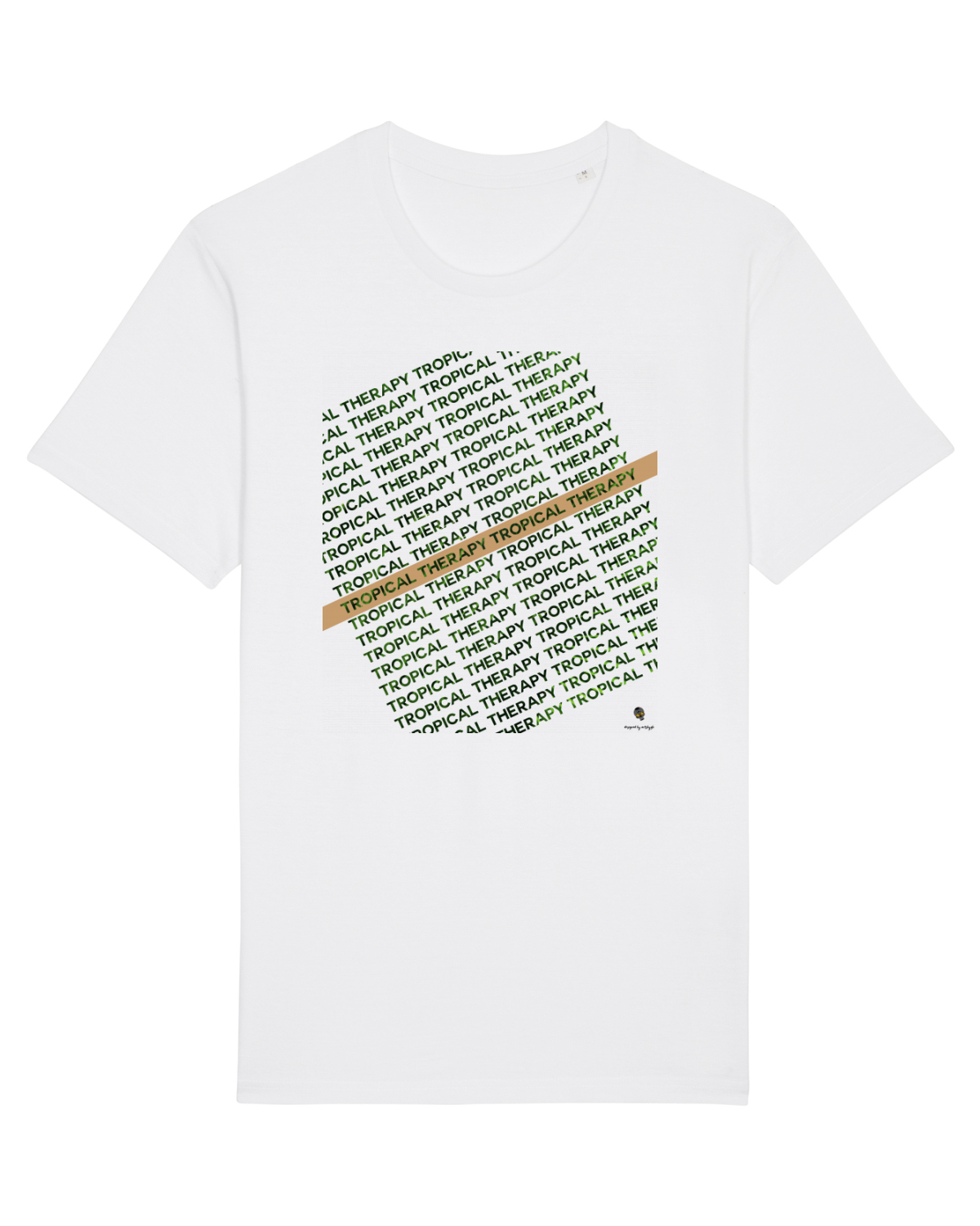 Tricou mânecă scurtă Unisex Rocker White