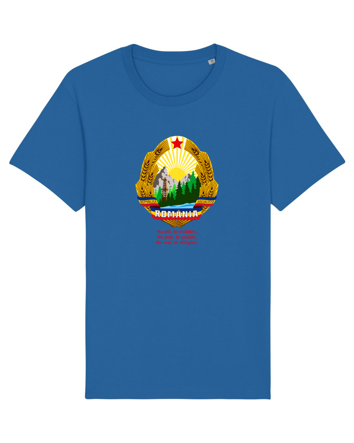 Tricou mânecă scurtă Unisex Rocker Royal Blue