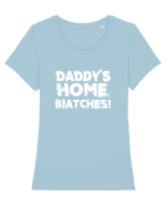 Daddy's Home, Biatches! Tricou mânecă scurtă guler larg fitted Damă Expresser