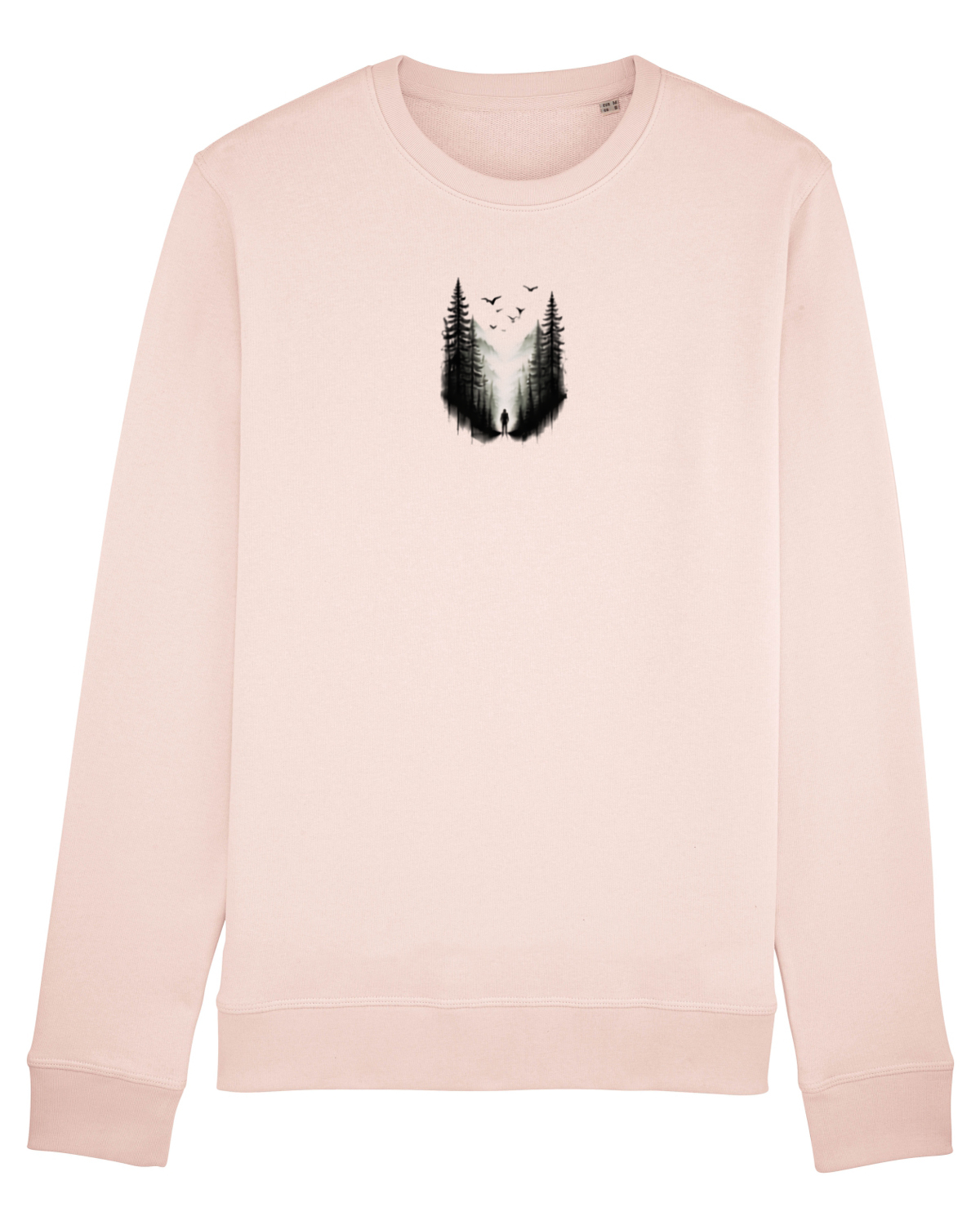 Bluză mânecă lungă Unisex Rise Candy Pink