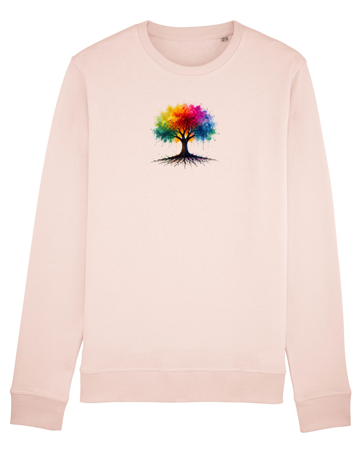 Bluză mânecă lungă Unisex Rise Candy Pink