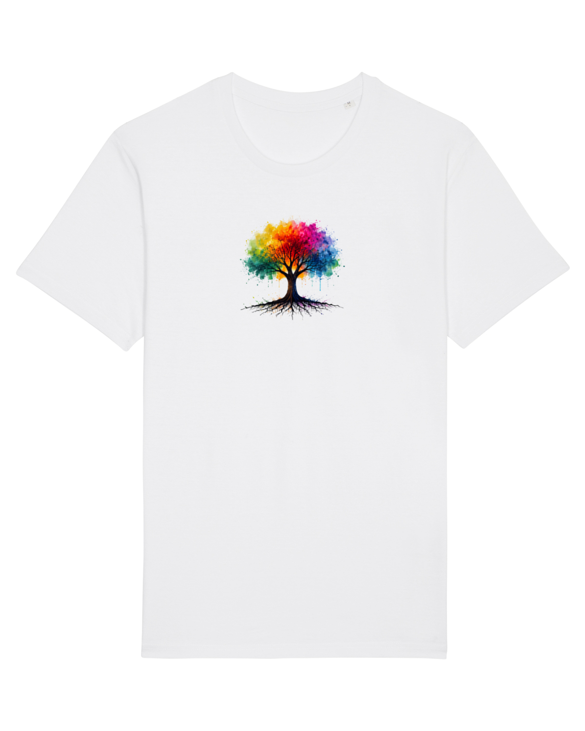 Tricou mânecă scurtă Unisex Rocker White