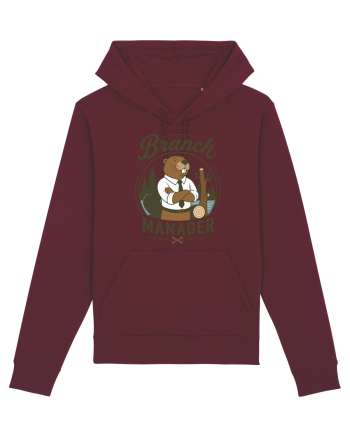 Branch Manager Beaver Office Work Corporate Manager Humor Burgundy