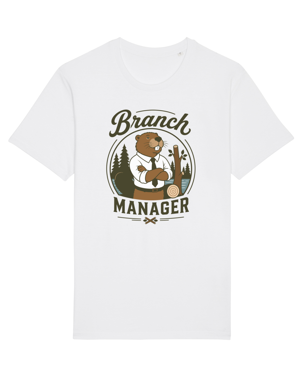 Tricou mânecă scurtă Unisex Rocker White