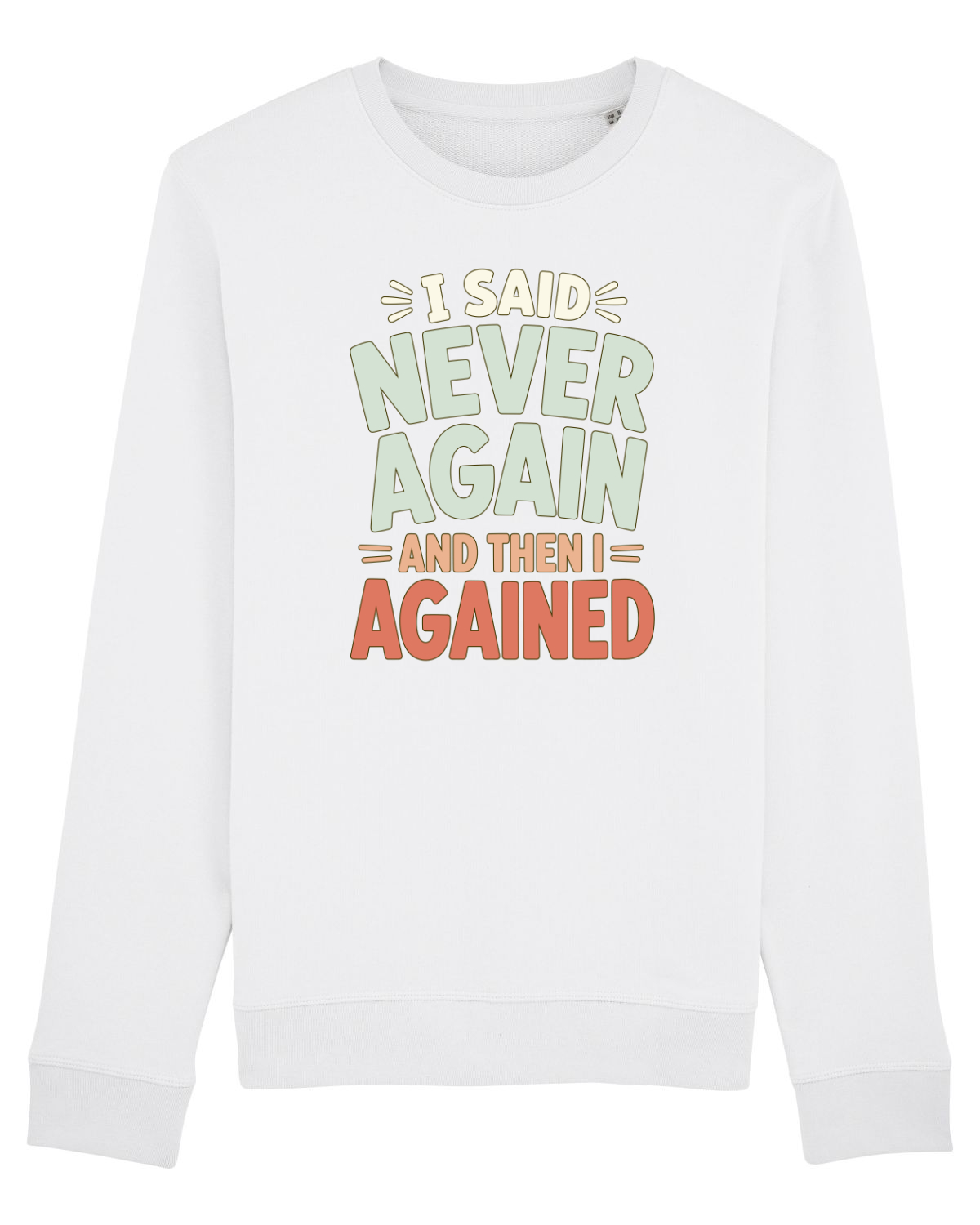 Bluză mânecă lungă Unisex Rise White