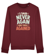 Bad Decisions Repeating Mistakes Regret Relatable Humor Bluză mânecă lungă Unisex Rise